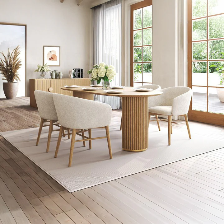 Solid Wood Dining Set Design 4