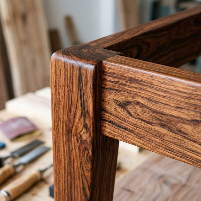 Solid Wood Dining Set Design 5